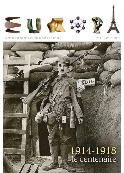 La Une du cinquième numéro de la revue Europa consacrée au centenaire de la Première Guerre mondiale © Revue Europa 