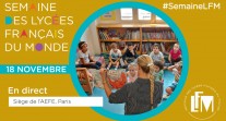 J1 de #SemaineLFM : revoir l'émission sur les atouts de l'école maternelle diffusée en direct depuis l'AEFE à Paris