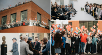 Inauguration à Copenhague du nouveau lycée français Prins-Henrik : mosaïque